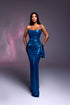 Elorie - Strapless dress with ruched detailing